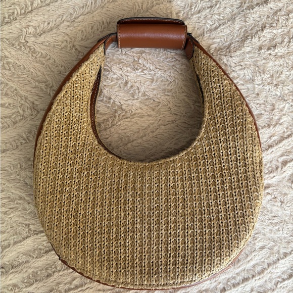 Staud Raffia Mini moon bag - Picture 3 of 9